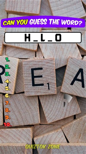 Can You Guess These Common English Words? 🔤 | Missing Letters Quiz (Only 1% Get All 10!) #quizshorts
