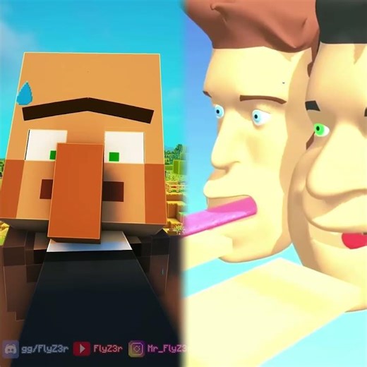 La vie d'un Villageois sur Minecraft