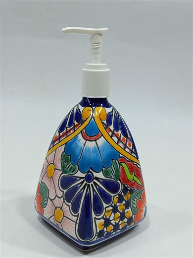 SOAP DISPENSER Talavera Ceramic Home Kitchen Bathroom Hand Soap Dispenser - Etsy