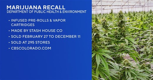 Marijuana recalled from almost 300 Colorado dispensaries had unsafe pesticide levels, state official