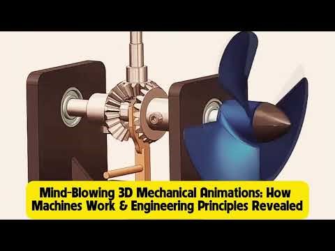 Mind-Blowing 3D Mechanical Animations: How Machines Work & Engineering Principles Revealed