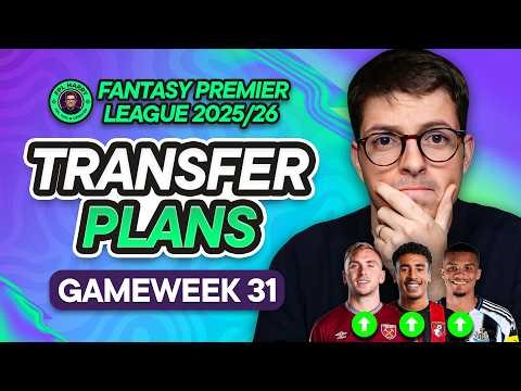 MY FPL BLANK GW31 TRANSFER PLANS! 📝 Haaland, 1 Flag ⚠️ & 4 FT! | Fantasy Premier League Tips 2025/26