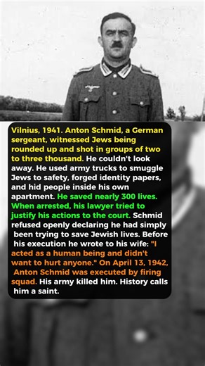 A German Soldier Saved 300 Jews — His Own Army Shot Him For It