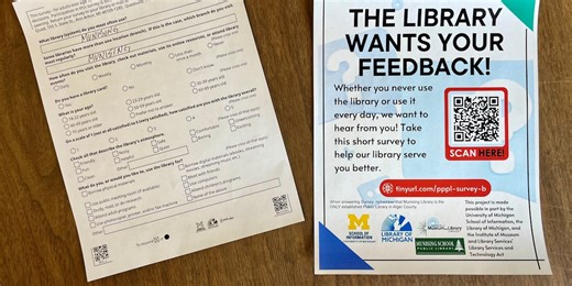 Munising School Public Library requests surveys from Alger County residents