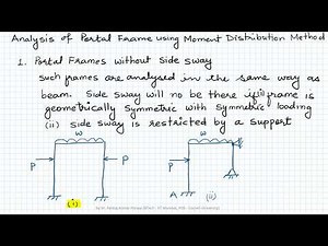 Moment Distribution Method for Portal Frame With or Without Side Sway