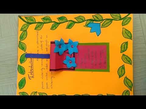 Physics Art integrated project 10th class