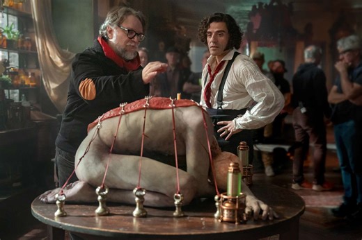 Guillermo del Toro on the 'Frankenstein' scene he had to argue for, and how Jacob Elordi found the Creature's voice