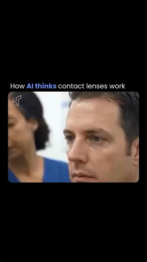 Tech Society on Instagram: "AI models explain contact lenses as thin optical devices placed directly on the cornea. They bend incoming light to correct refractive errors like myopia or hyperopia. Tear fluid keeps the lens hydrated and helps it stay in position. Modern lenses use breathable materials to allow oxygen flow to the eye. A simple concept powered by precise optics and biomaterial science. Source: VisionTech Lab #ArtificialIntelligence #ContactLenses #Optics #EyeHealth #MedicalTech HowI