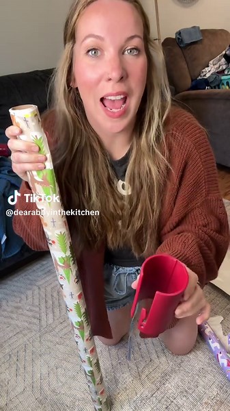 This wrapping paper cutter just changed my whole life. | gift wrap cutters