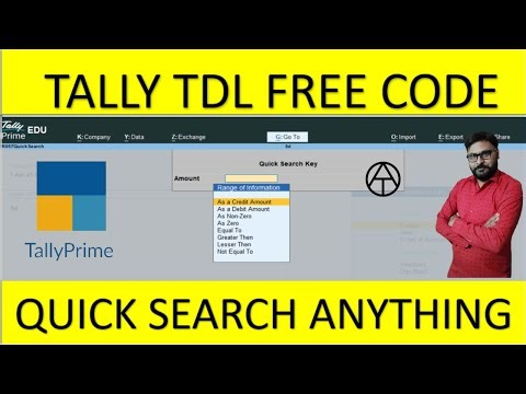 Tally TDL: Quick Search Feature in Daybook Custom Search by Voucher Type, Amount Date, Ledger & More