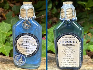 Werewolf Potion | Decorative Color Changing Bottle | Wizard Fantasy Bookshelf Decor | Halloween Decoration - Etsy