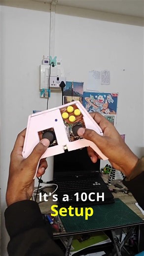 ESP32 RC Controller DIY 🎮 10 Channels #esp32 #robotics #engineering