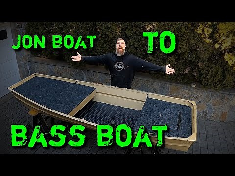 Jon Boat To BASS BOAT - DIY FRONT And REAR Casting Decks