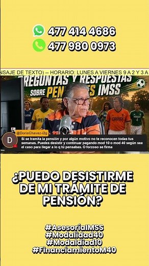 Can I withdraw my pension application? #modalidad40