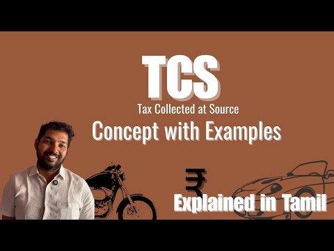 TCS Concept Explained in Tamil | Tax Collected at Source | CA Anandh Classes