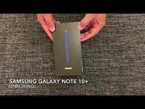 Unboxing the Samsung Galaxy Note 10+
