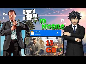 GTA 5 In Mobile 🤯 13GB Lite GTA V File Download || It's Fake or Real || #gta5 #gta5mobiledownlode
