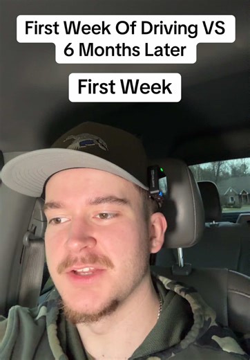 First Week Of Driving VS 6 Months Later #viral #fyp #country #relatable #funny