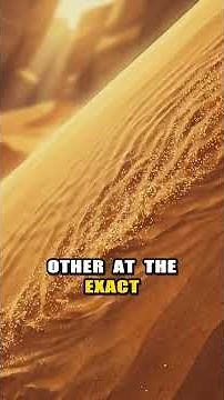 The mysterious singing sands phenomenon.