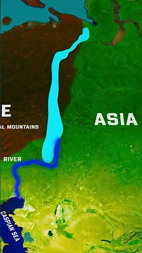 Where Exactly Europe Ends and Asia Begins? #geography#maps #asia #europe #border #worldmap