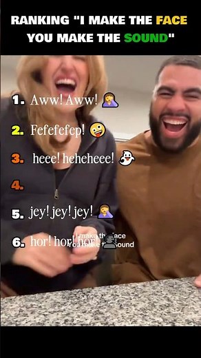Best ‘Make The Face, Make The Sound’ Challenge – Part 1 (Ranking)