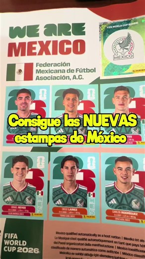 Nuevas estampas de México en el álbum de Panini. 😱 Álvaro Fidalgo, Brian Gutiérrez, Gilberto Mora, Erick, Lira, Guillermo Ochoa y Armando Gonzalez estarán en el álbum de Panini. #paninifwc26 #todoempiezaconpanini #tiktokdeportes #mexico #ochoa