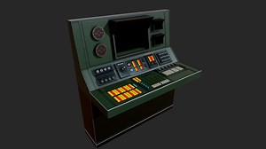 Old Nuclear Computer - Download Free 3D model by P3TroV
