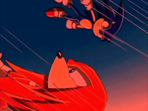Sonic X Comparison: Sonic & Knuckles' First Time Spin Dash Together (Japanese VS English)
