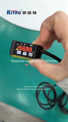 Mini size, Massive precision! 🎯 Compact Laser Sensor Demo #shorts #industrial #machine