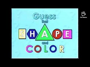 Opening & Closing To Sesame Street: Guess That Shape And Color 2006 VHS