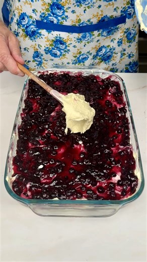 Creamy Dreamy Blueberry Lemon Icebox Cake | Drew Cooks