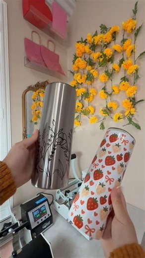 Sublimating drink ware 🥤❤️