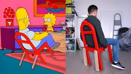 Building & testing Homer Simpson's chair