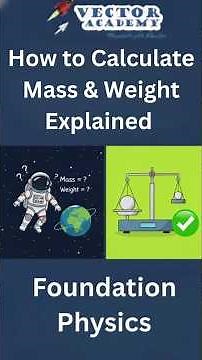 How to Calculate Mass & Weight Explained | Foundation Physics by Sangram Sir #shorts #physics