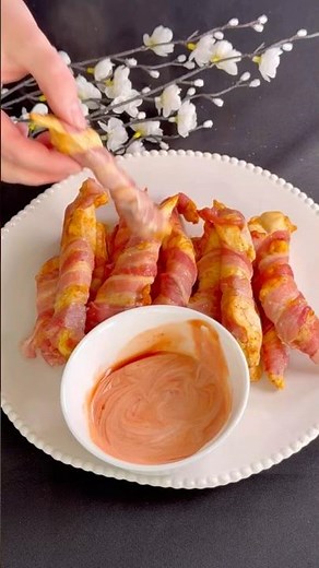 Its delicious! This Bacon Chicken Combo Will Blow Your Mind #airfryer #easydinner #recipe #food