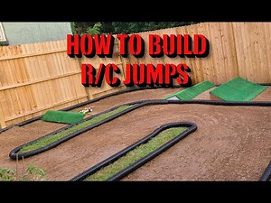 How to build ramps or jumps for R/C cars.