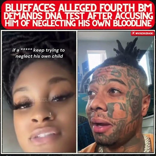 BLUEFACE'S ALLEGED FOURTH BABY MAMA DRAWING A LINE IN THE SAND!