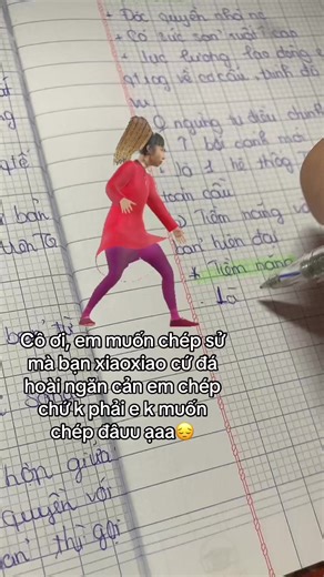 Bạn Xiao Xiao cứ phá em cô ơi | Cre: ngocanhnee07 | A little inspiration