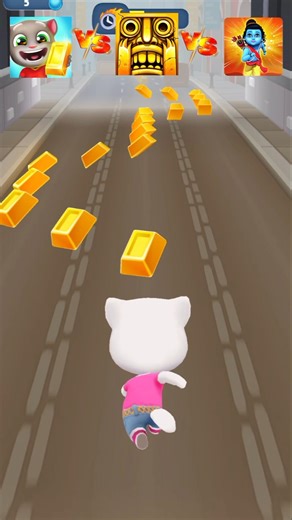 Talking Tom Gold Run 🎊 + Temple Run 🚀 + Little Ram 🤯 Ultimate Gameplay Challenge! #shortsfeed #shots