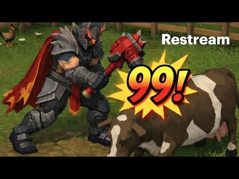 Unleash the Ultimate Power: Training Cows and Bulls for a Dragon War Hammer Pure in OSRS![Only Cows]