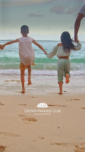Here, they'll be free to explore new adventures, while you enjoy a truly relaxing break.💦🏝️🧗🏼‍♀️ | Crown Paradise Club Cancún