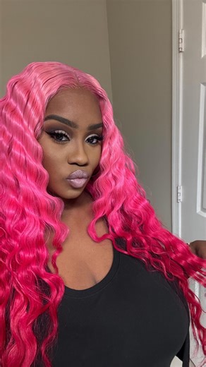 Mariyah on Instagram: "Heyy yall here’s the PINK OMBRÉ hair tutorial just in time for VALENTINES DAY 💕❤️! 30” Lace Closure Wig from @exclusivehairbyadora @exclusivehairbyadora ! Custom colored by me ."