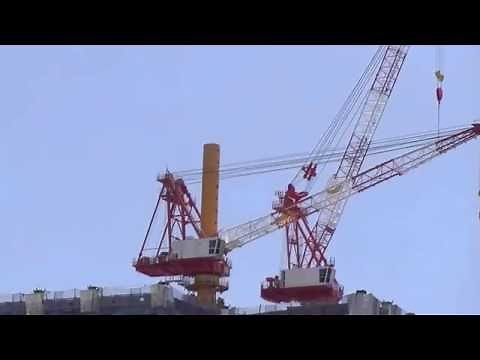 【タワークレーン】クライミング【東京スカイツリー建設風景】