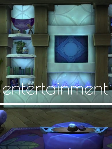 wow housing | entertainment wall | tutorial #wowhousingtour #wowhousingdecor #wowhousingclips #playerhousinginspo #playerhousingwow