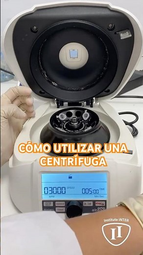¿Cómo utilizar una Centrífuga? 🧫 #centrifuga #laboratorio #anatomia