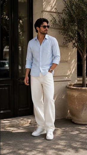 1 Sky Blue Shirt, 3 Different Outfit Ideas 👔🔥