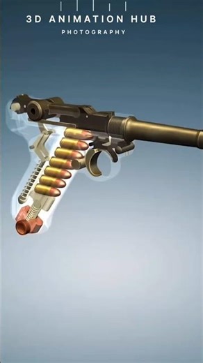 How The World’s Most Iconic Pistol Actually Works (3D Animation)