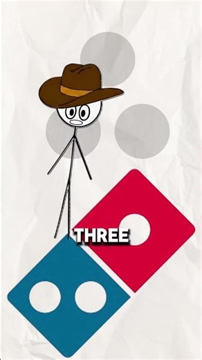 Why does the dominos logo have three dots??🧐