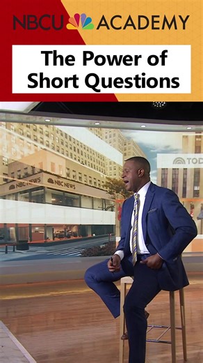 Want to interview people like a TODAY Show anchor? Craig Melvin tells us how. Watch our new video on NBCUAcademy.com! | NBCU Academy