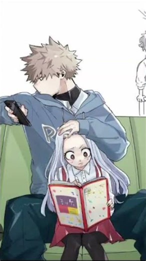 Bakugo and Eri!🤍🧡